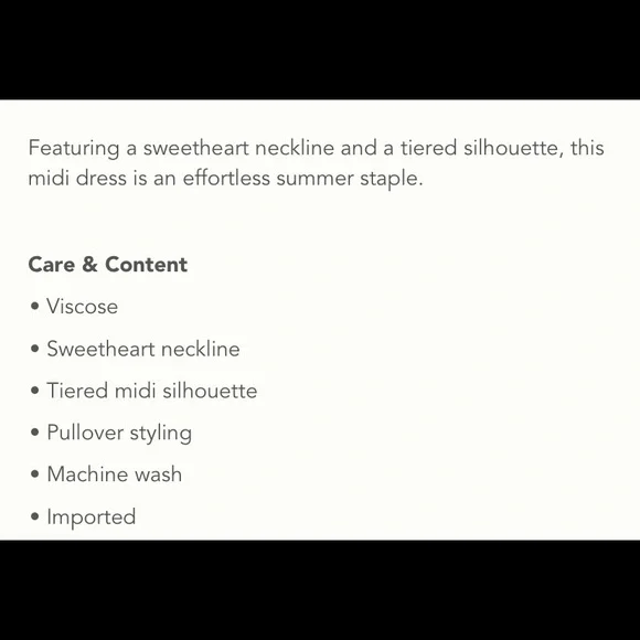 NWT ANTHROPOLOGIE DANIKA TIERED MIDI DRESS XL - Picture 8 of 9